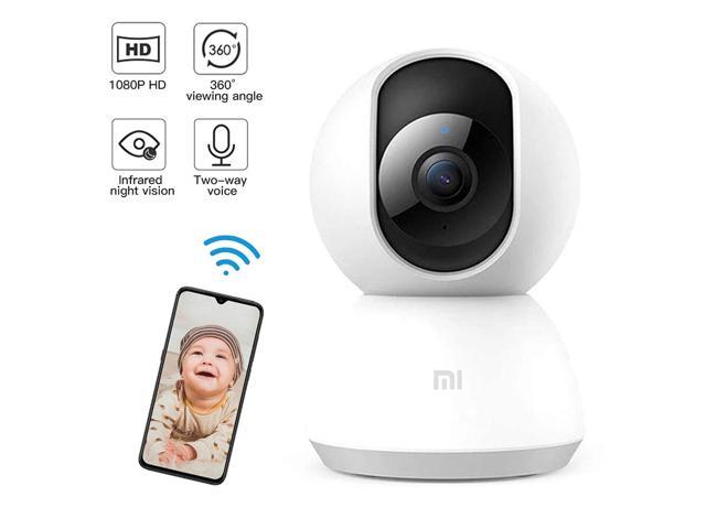 1080P Home Security Cameras Baby Monitor Camera Night Vision Motion Detection Work with Alexa Google Assistant 2 Way Audio NGTeco WiFi Pet Camera Indoor 360 Degree Wireless IP Camera