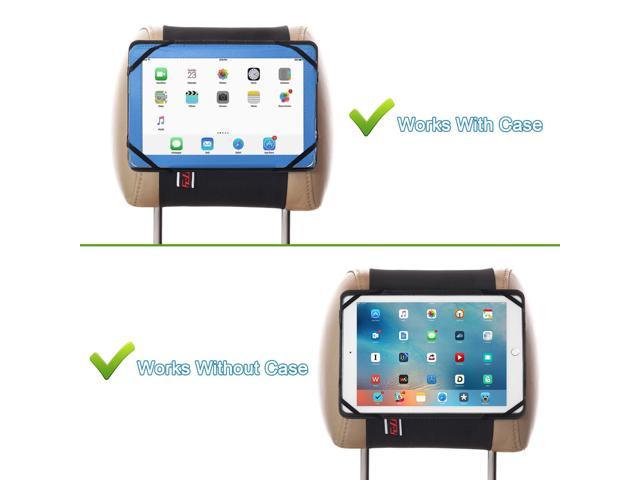 Black Fast-Attach Fast-Release Edition TFY Car Headrest Mount Holder for iPad Mini 4 