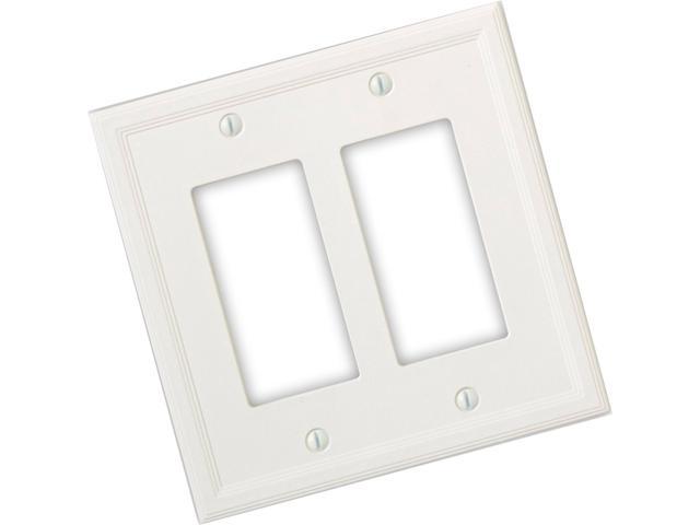 Weatherproof outlet cover Plug In use Receptacle Interior Protector Usa 98x110x55mm White 2Pcs 