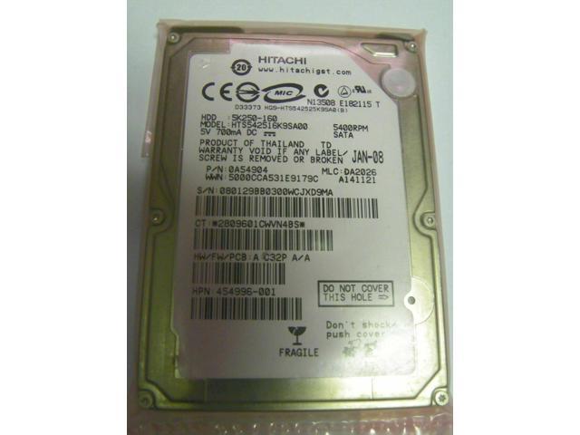 Refurbished: 160GB 2.5