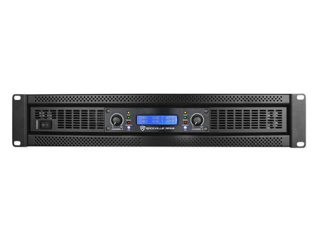 Rpa16 Watt Peak 3000w Rms 2 Channel Power Amplifier Pro Dj Amp Pa Speakers Newegg Com
