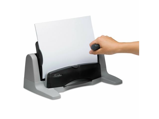 Details about   Swingline 40-Sheet LightTouch Two-to-Seven-Hole Punch 9/32" Holes Black/Gray 