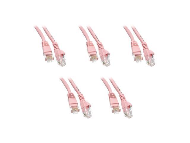 CNE52226 10-Pack 15 Foot Cat5e Snagless/Molded Boot Pink Ethernet Patch Cable CNE52226 10-Pack 15 Foot Cat5e Snagless/Molded Boot Pink Ethernet Patch Cable