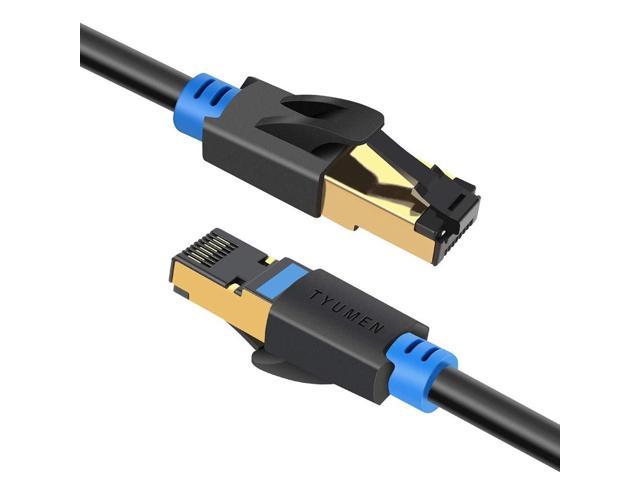 Ethernet Extension Cable - 2Pack Ethernet LAN Male to Female Network Cable  RJ45 Cat6 Extension Patch Cable Extender Cord 1FT/30CM 