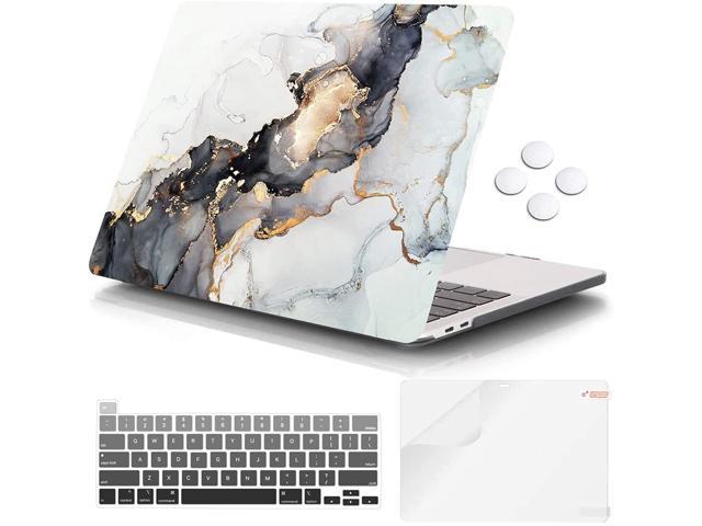 Keyboard Skin DTangLsm Case for New MacBook Pro 13 Inch 2016-2020 Release A2338 M1 A2289 A2251 A2159 A1989 A1706 A1708 with/without Touch Bar Plastic MacBook Pro Cover Smooth Hard Shell Case Stones 