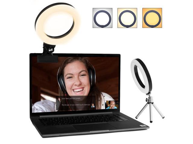 Self Broadcasting and Live Streaming 6.3 Selfie Ring Light YouTube Video |TikTok Remote Working Zoom Call Lighting Video Conferencing Video Conference Lighting Kit 