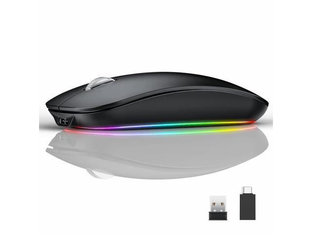 2.4G Wireless Bluetooth Mouse Rechargeable Silent Optical Gaming Mice for PC 