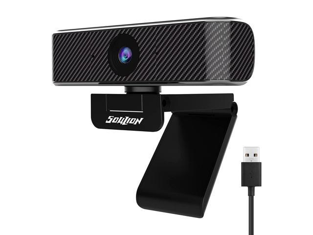 Full HD 1080p Webcam Camera with Slide Privacy Cover for Streaming/Calling/Gaming/Conferencing SOULION C20 Webcam with Microphone USB Computer Web Camera with Fixed Focus for PC Laptop Desktop 