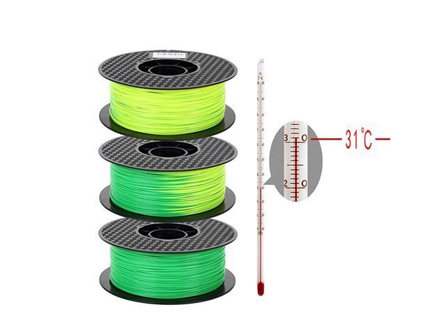 2.2lbs Green 3D Printer ABS Filament 1.75mm 1Kg 