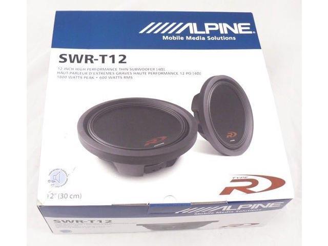 alpine shallow subwoofer