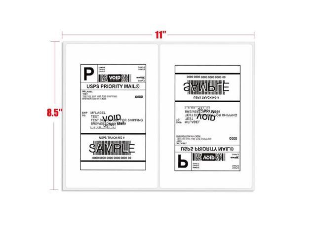 S 400 Shipping Labels Self Adhesive Half Sheet 5.5 x 8.5 USPS UPS FedEx