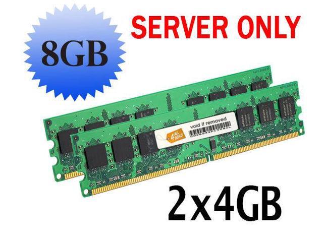 Server RAM 8GB 2x 4GB PC3-10600R ECC REG 2Rx8 DDR3 1333 Memory IBM FRU 44T1586