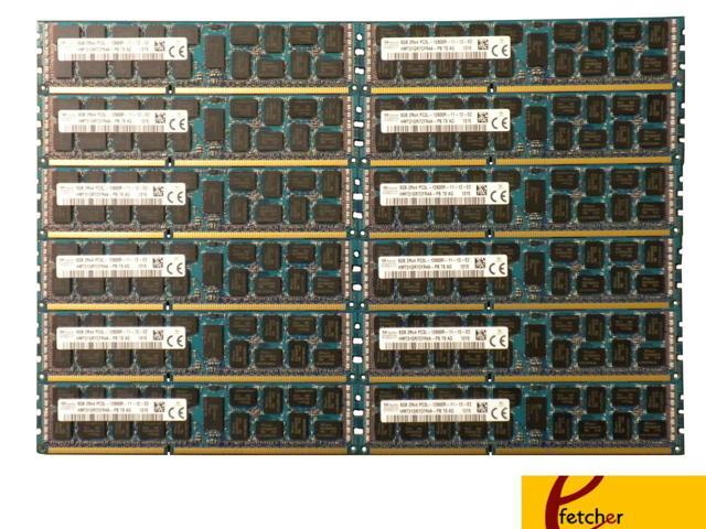 DDR3 PC3-12800R 1600MHz ECC Reg Server Memory RAM Upgrade Kit RDIMM 32GB 4x8GB 
