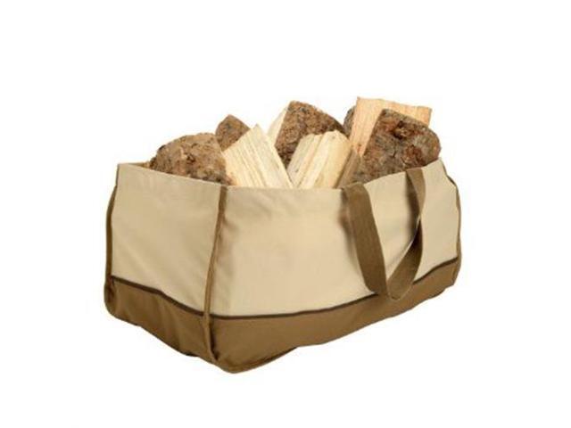 Jumbo Fireplace Firewood Fire Wood Log Canvas Caddy Tote Carrier