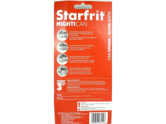 Starfrit 093112-012-BLCK Mightican Manual Can Opener