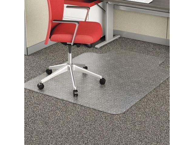 Studded Chair Mat For Flat Pile Carpet 45 X 53 With Lip Clear