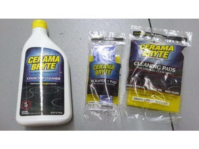 Cerama Bryte Ceramic Cooktop Cleaner 28 Oz Scraper And 5