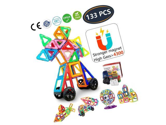 jasonwell 133 pieces creative magnetic building blocks