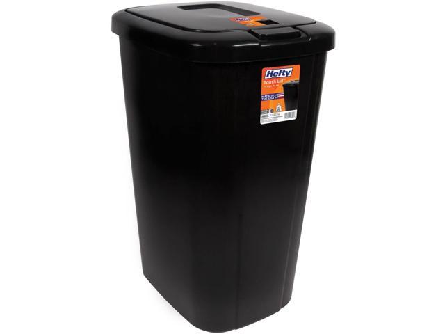 Hefty Trash Can 13 3 Gal Push Button Touch Lid Workshop Garage