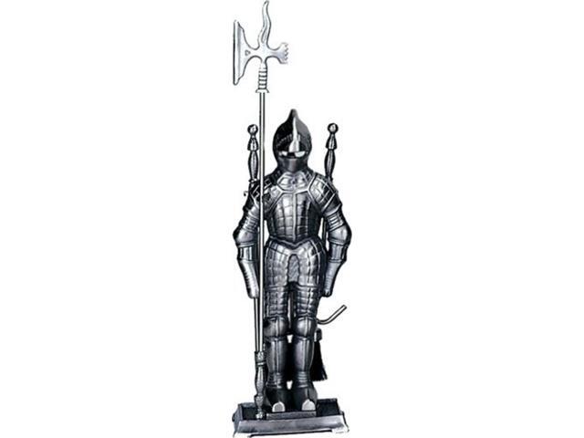 Uniflame 4 Pc Mini Triple Plated Pewter Soldier Fireset F 7520