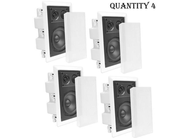 Qty 4 Pyle 6 5 In Ceiling Enclosed Speakers 2 Way W