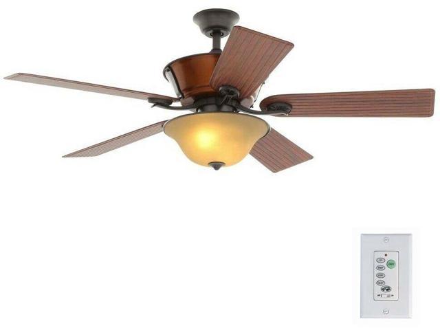 Hampton Bay Ceiling Fan Light Remote Control 52 Inch Indoor
