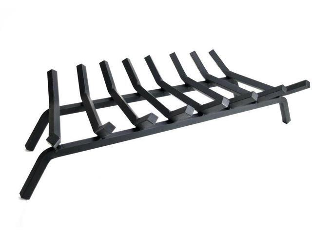 Pleasant Hearth Fireplace Grate Log Holder Firewood Steel 8 Bar