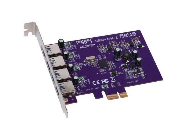 Sonnet Technologies USB3-4PM-E Allegro Usb 3.0 Pcie (4 Ports) - Pci Express - Plug-In Card - 4 Usb Port(S) - 4 Usb 3.0 Port(S)