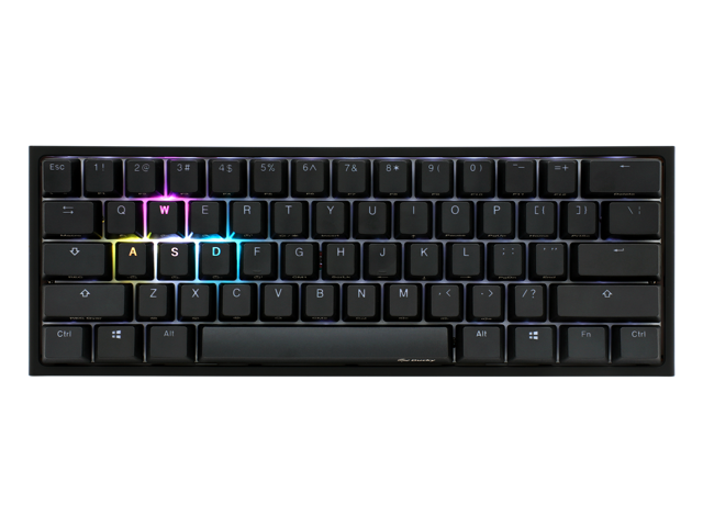 Ducky One 2 Mini RGB LED 60% Double Shot PBT Gaming Mechanical