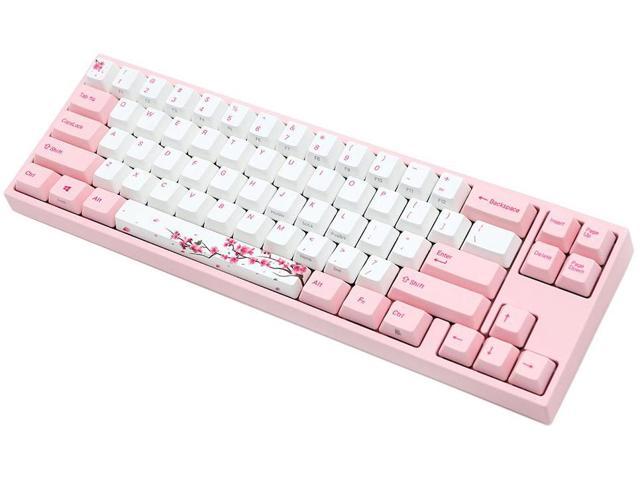 Ducky X Varmilo MIYA Pro Sakura Pink 65% Dye Sub PBT Mechanical Gaming ...