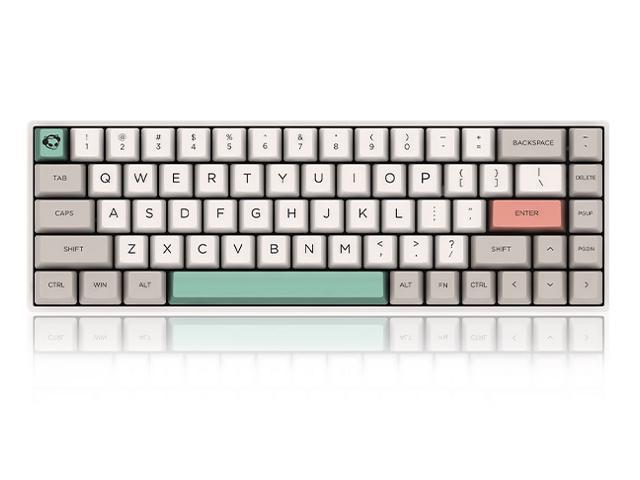 Akko 3068 9009 Retro 68 Keys Mini Gaming Mechanical Keyboard Cherry MX ...