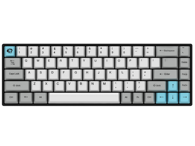 Akko 3068 Silent 68 Keys Bluetooth/Wired Gaming Mechanical Keyboard ...