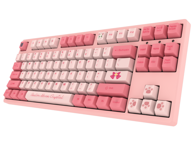 Akko 3087V2 Sailor Moon TKL Gaming Mechanical Keyboard Cherry MX Red ...