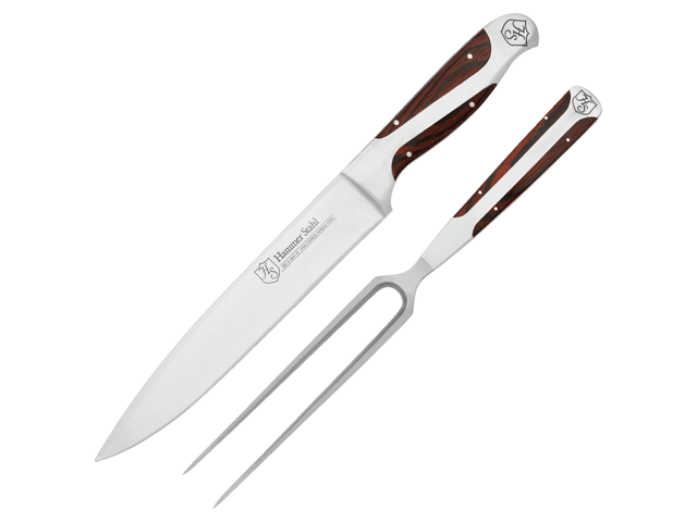 Hammer Stahl Carving Knife and Fork Set - Newegg.com