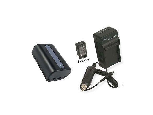 Battery + Charger for Sony HDRCX100, Sony HDR-CX100B, Sony HDRCX100B -  