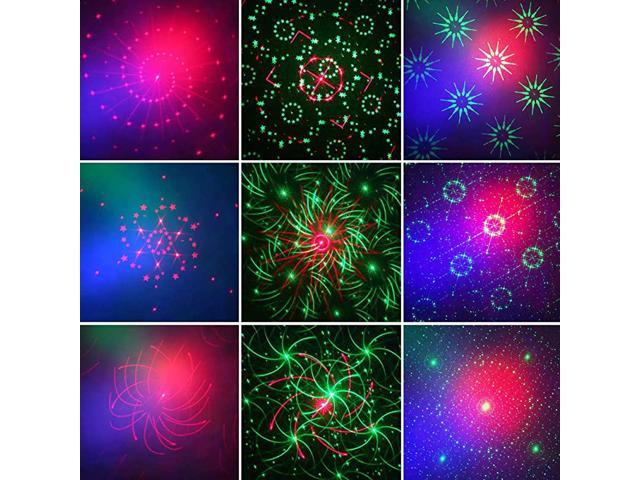 Party Light Laser Lights Projector Music Activated Battery Powered ...