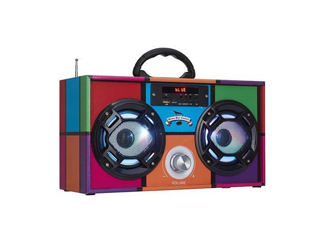 retro mini boombox bluetooth speaker