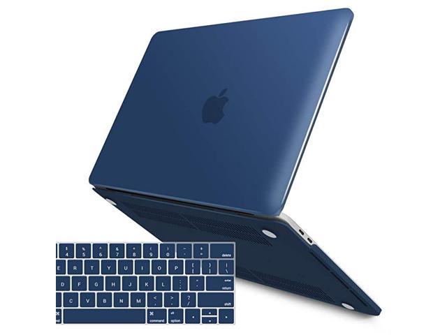 with Touch Bar and Touch ID -Darkblue Hard Case Shell Cover and Keyboard Cover for Apple MacBook Pro 15 2018/2017/2016 ProCase MacBook Pro 15 Case 2018 2017 2016 Release A1990/A1707 