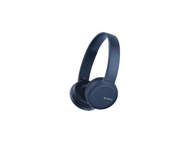 Wireless Headphones Whch510 Wireless Bluetooth Onear Headset With Mic For Phonecall Blue Newegg Com