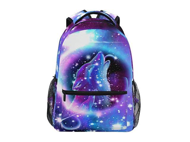 Student Backpacks College School Book Bag Travel Hiking Camping Daypack for boy for Girl Holds 15.4-inch Laptop Dog Patterns 16.1x11x6