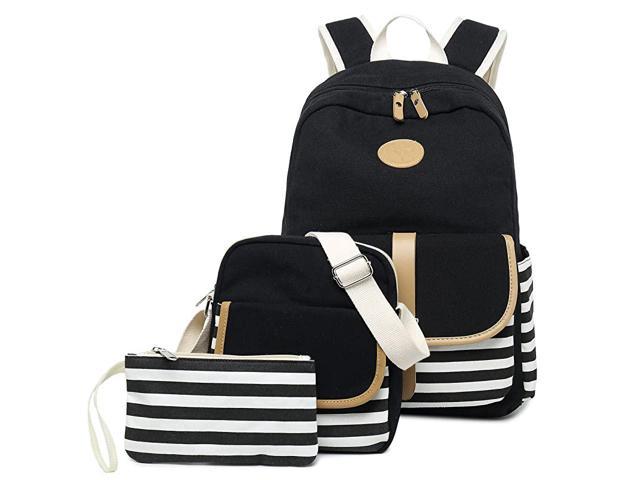 Cute Backpack for Girls Lightweight Canvas Backpack School Bookbag ...