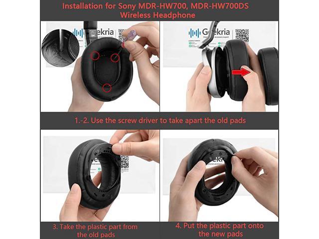 MDR-HW700DS Wireless Headphone VEVER Replacement Protein Leather Ear Pads Cushions Covesr Earpads Repair Parts for Sony MDR-HW700 