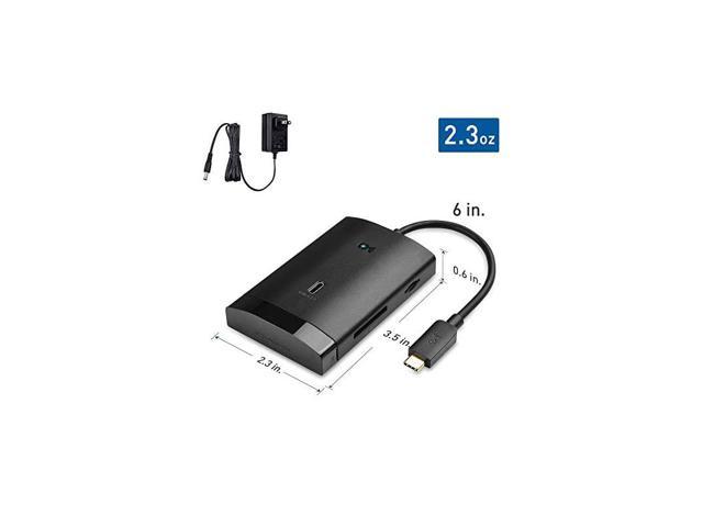 10Gbps USB C Multiport Adapter USB C Hub with USBA USBC MicroSD and ...