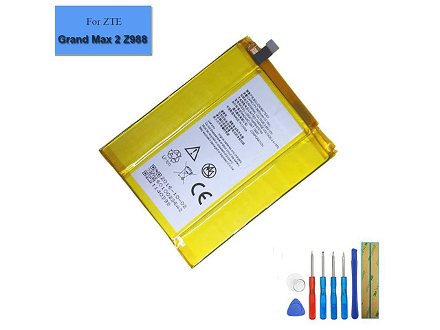 Replacement Battery For ZTE ZMax Pro Z981 - 3400mAh, 3.85V, Li-Ion, Also Fits Grand X Max 2