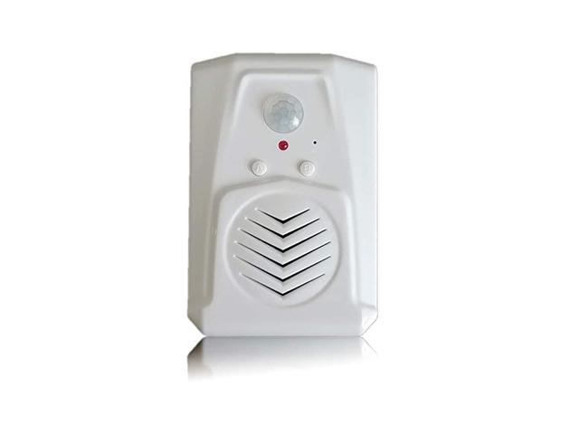 Motion Sensor Activated Sound Speaker Built with Microphone Recordable Voice for Shop Sale Garage Door Alert Greeting Visitor Door Chime Security Reminder