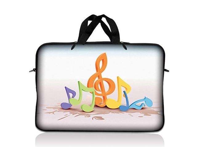 Laptop Sleeve Water Repellent Neoprene BagMusical Instruments Protective Case Cover Compatible with MacBook Pro/Asus/Dell/HP/Sony/Acer 15 inch