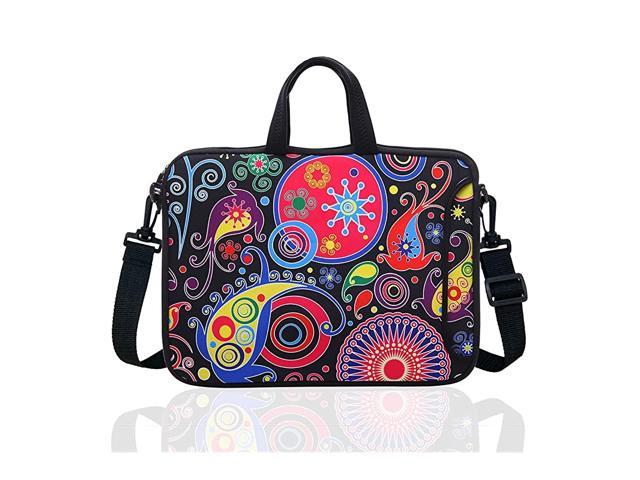 Laptop Shoulder Sleeve Bag Case With Handle For 15 156 Acer Dell Hp classic colourful