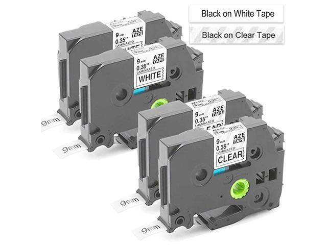 2/Pack 9mm Black on Blue Tape for P-touch Model PT1830 PT-1830 Label Maker