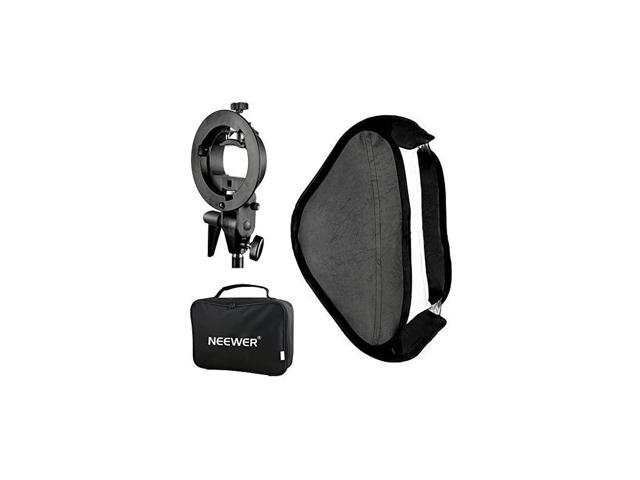 Neewer Photo Studio Multifunctional 24x24 inches/60x60 centimeters Softbox with S-type Speedlite Flash Bracket Mount and Carrying Case for Portrait or Product Photography 