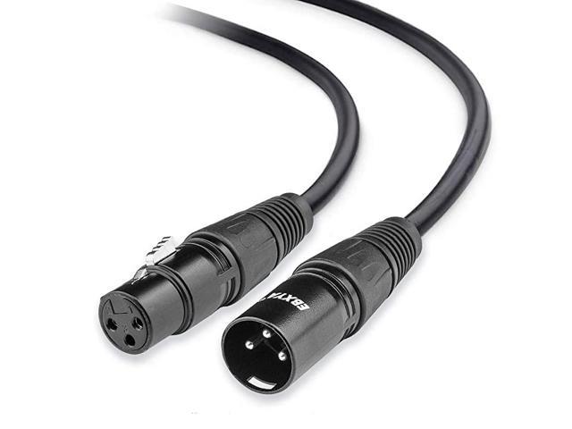 XLR Patch Cable 3 Ft 4 Pack Short XLR Microphone Cable Standard 3 PIN ...